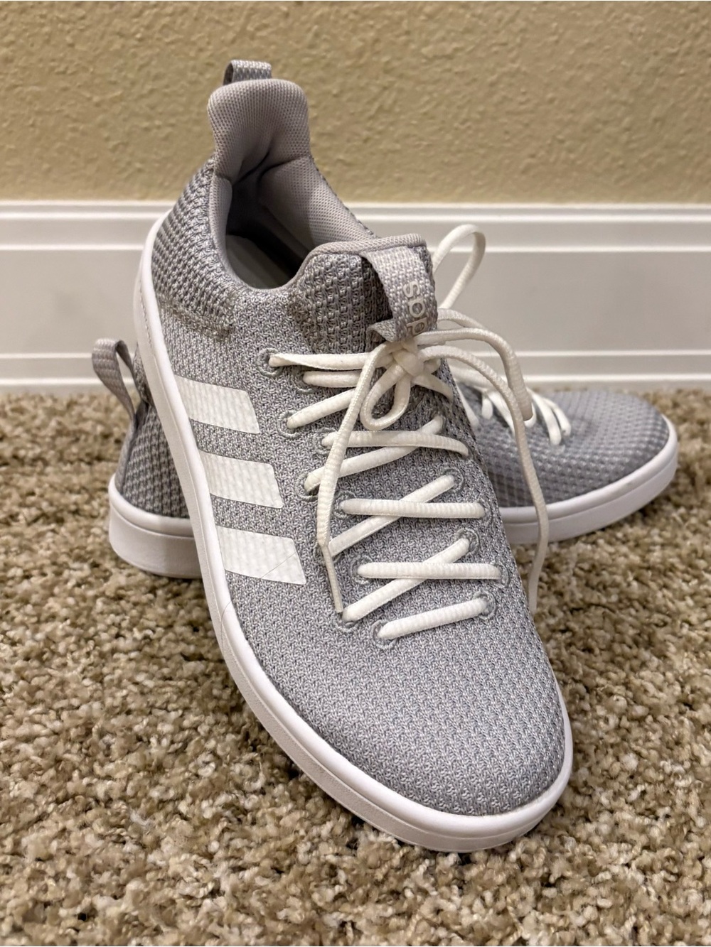 Adidas Cloud Foam CF Advantage Adapt Gray Women’s 6 AH2235